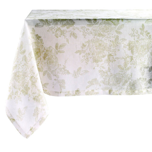 Bodrum French Garden Willow 63 inch x 84 inch Tablecloth