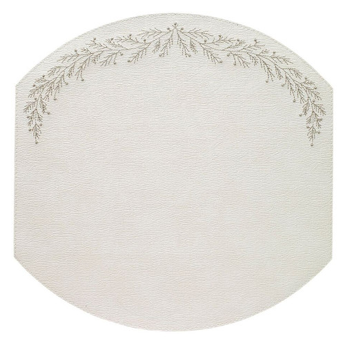 Bodrum Holly White Silver Table Mats Set of 4