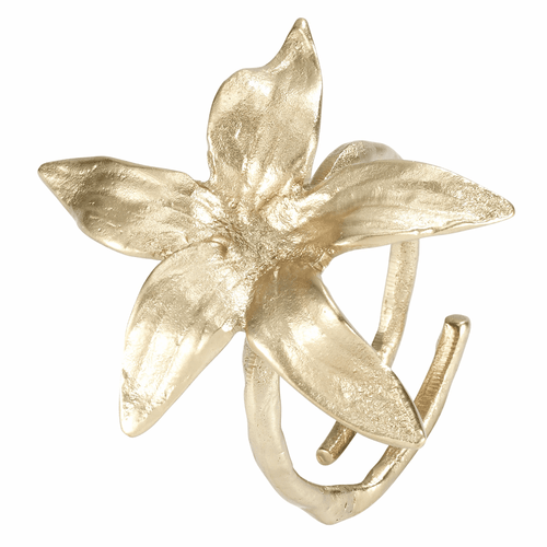 Bodrum Lillium Gold Napkin Ring (Set of 4)