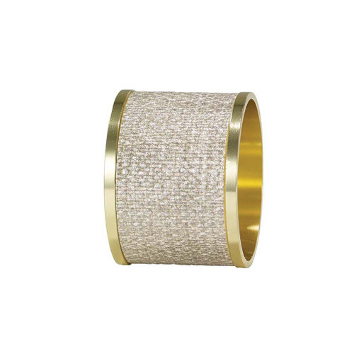 Bodrum Luster Birch /Gold Napkin Ring (Set of 4)