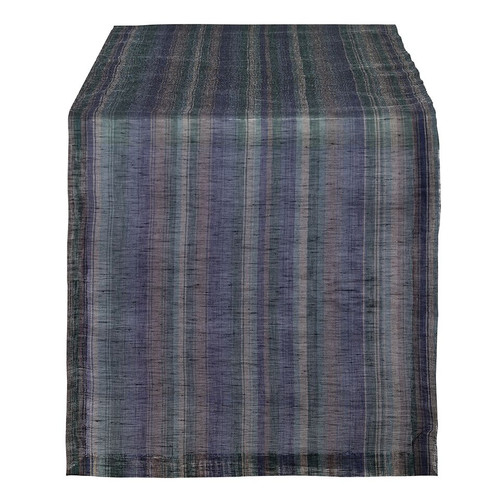 Bodrum Multi Stripe Glacier 90 Table Runner