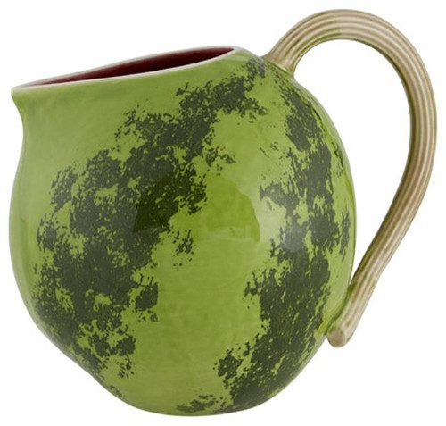 Bordallo Pinheiro Vista Alegre Watermelon Pitcher - Decorated