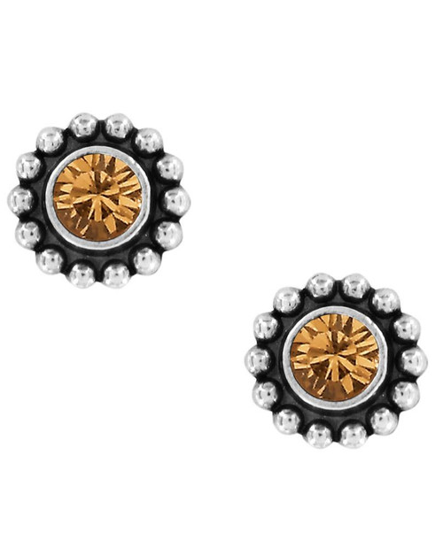 Brighton Gold Twinkle Color Mini Post Earrings