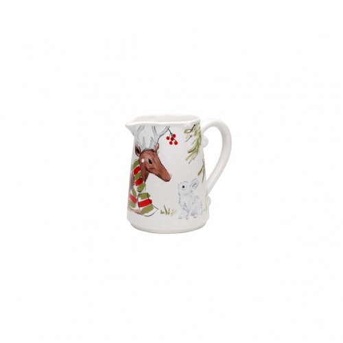 Casafina Deer Friends Pitcher White