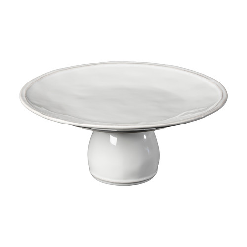 Casafina Fontana Footed Plate - White