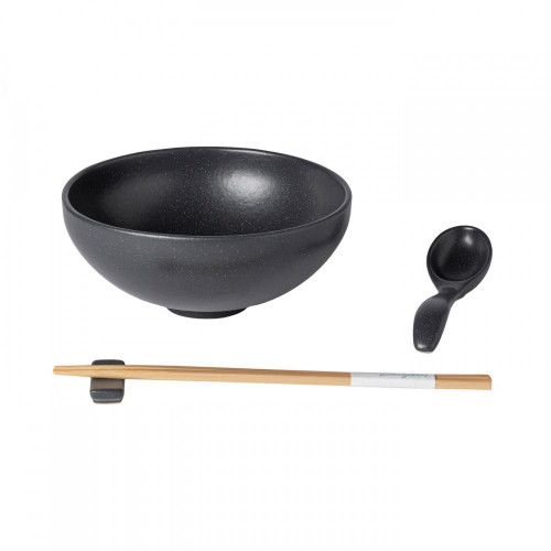 Casafina Pacifica Seed Grey Ramen Bowl Set