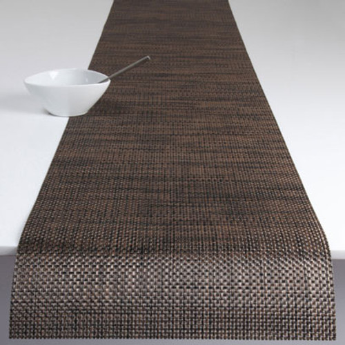 Chilewich Basketweave Table Runner 14x72 - Earth