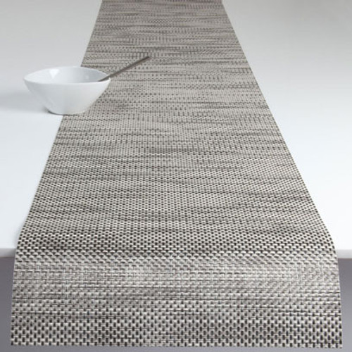 Chilewich Basketweave Table Runner 14x72 - Oyster