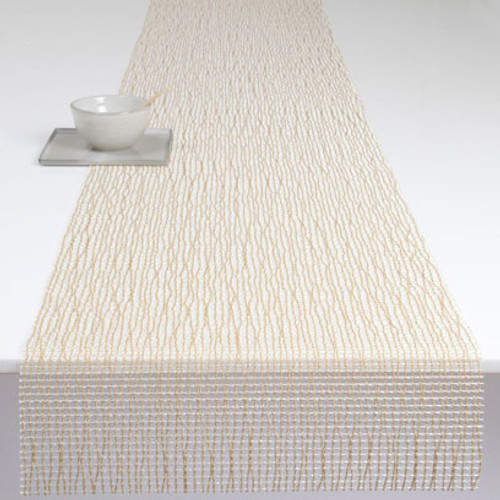 Chilewich Lattice Table Runner 14x72 - Gold