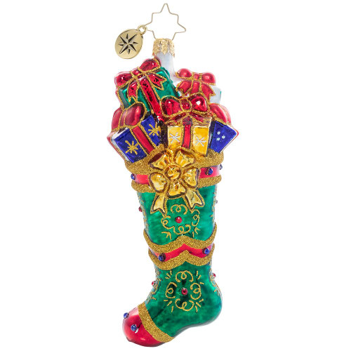 Christopher Radko Splendid Stocking Ornament