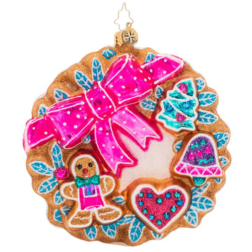 Christopher Radko Sweet Treats Wreath Ornament