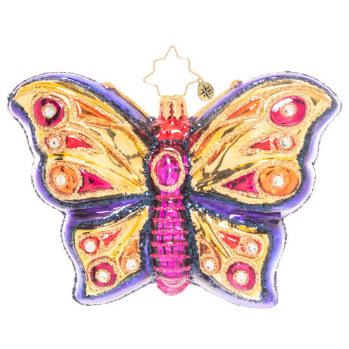 Christopher Radko Wings of Gold Ornament