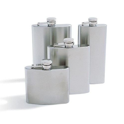 Concord 5oz Stainless Satin Finished Flask