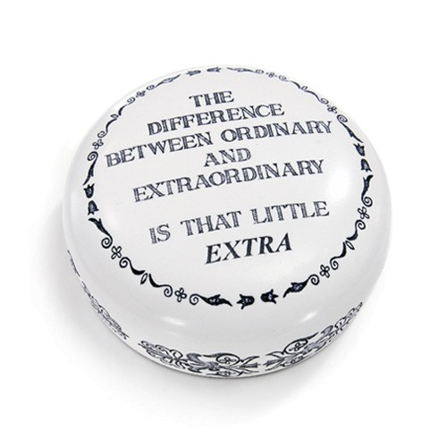 Concord Paperweight - The difference between ordinary and extraordinary is that little extra