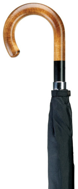 Scorched Black Handle Umbrella by Concord
