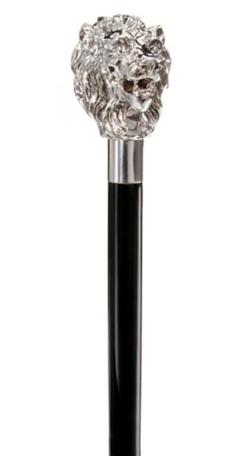 Silver Leo Walking Stick Cane by Concord