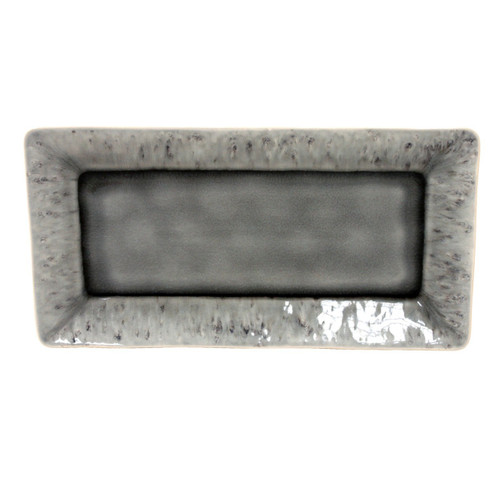 Costa Nova Madeira 13.25 Rectangular Tray - Grey