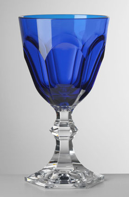 Mario Luca Giusti Dolce Vita Blue Acrylic Water Goblet