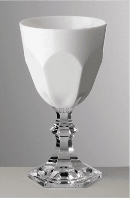 Mario Luca Giusti Dolce Vita White Acrylic Wine Goblet