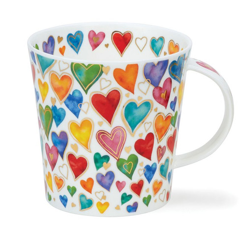 Dunoon Cairngorm Dazzle Hearts Mug