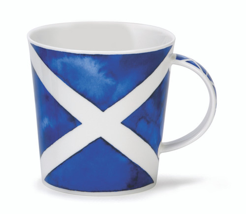 Dunoon Mug - Saltire Scottish Flag Mug 16.2 Oz.