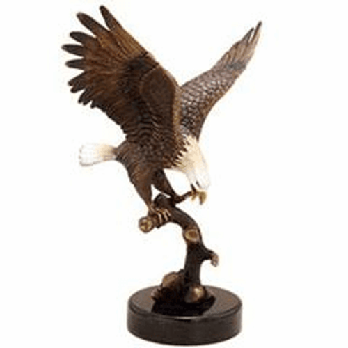 Eagle on Branch Sculpture by SPI Home