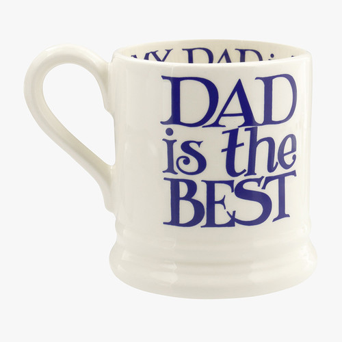Emma Bridgewater Blue Toast & Marmalade My Dad is the Best 1/2 Pt Mug Boxed