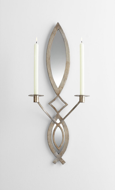 Exclamation 2 Candle Wall Candleholder by Cyan Design