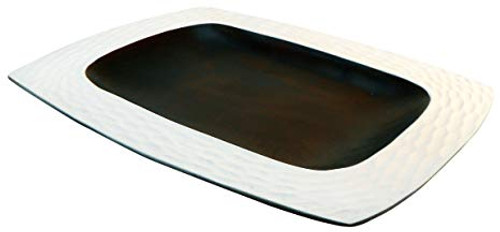 Enrico Mango Wood White Platter