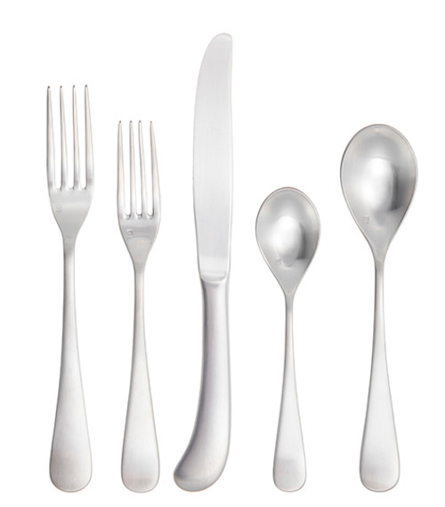 Fortessa Flatware Stainless Mariposa Brushed 5pc Place Setting Boxed