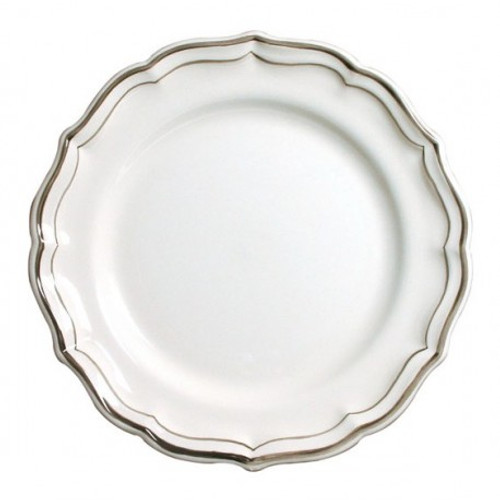 Gien Filet Taupe Dessert Plate