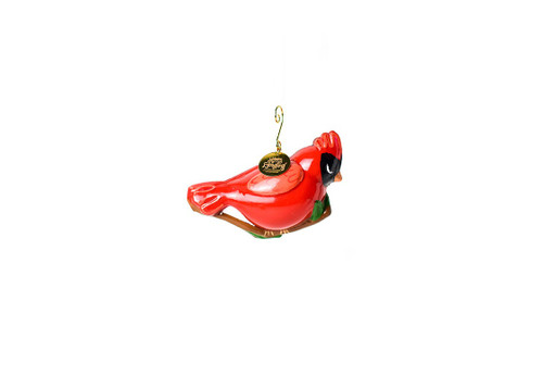 Happy Everything Cardinal Shaped Ornament