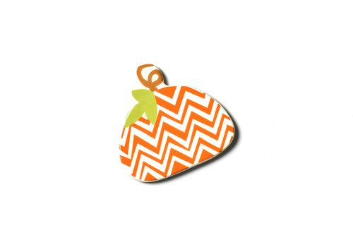 Happy Everything Chevron Pumpkin Mini Attachment