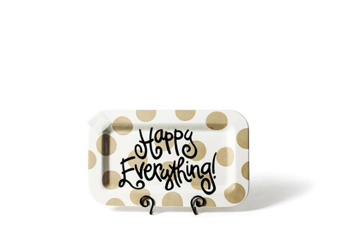 Happy Everything Neutral Dot Happy Everything Mini Rectangle Platter