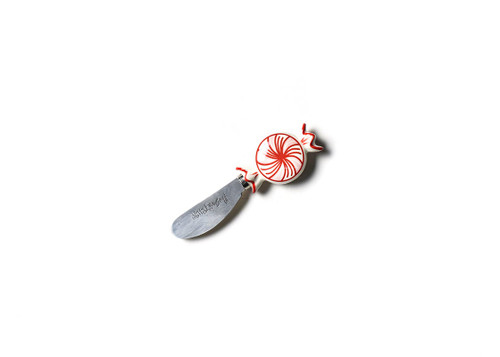 Happy Everything Peppermint Embellishment Appetizer Spreader