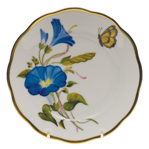 Herend American Wildflower Bread & Butter Plate 6 inch D - Morning Glory