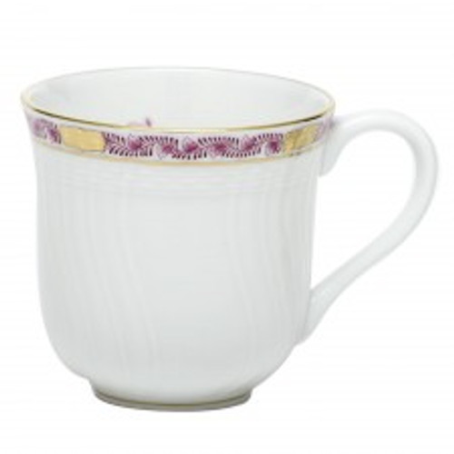 Herend Porcelain Chinese Bouquet Garland Pink Mug (10 Oz) 3.5H - Raspberry