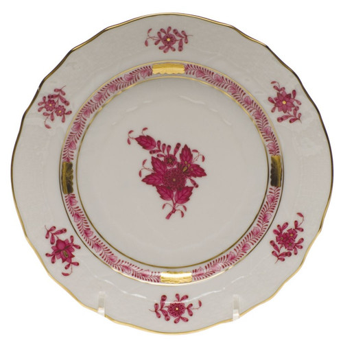 Herend Chinese Bouquet Raspberry Bread & Butter Plate 6 inch D