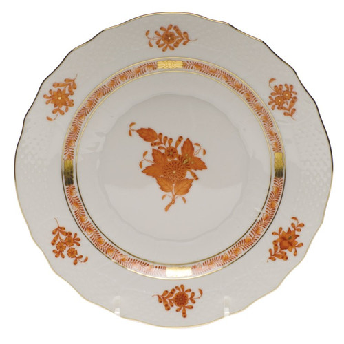 Herend Chinese Bouquet Rust Salad Plate 7.5 inch D