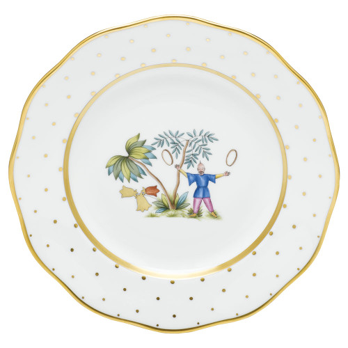 Herend Porcelain Fodos Dessert Plate - Motif 05 8.25D