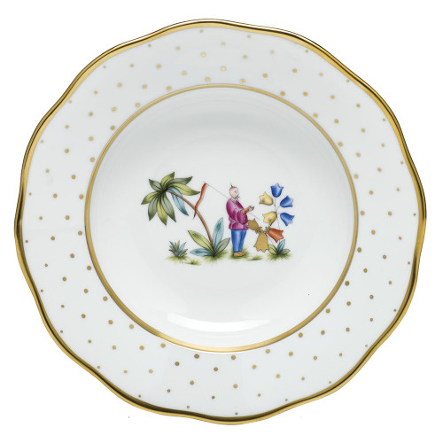 Herend Porcelain Fodos Rim Soup Plate - Motif 01 8D