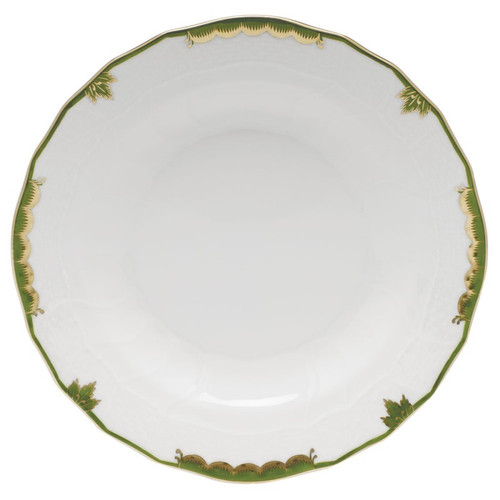 Herend Princess Victoria Dark Green Service Plate 11 inch D