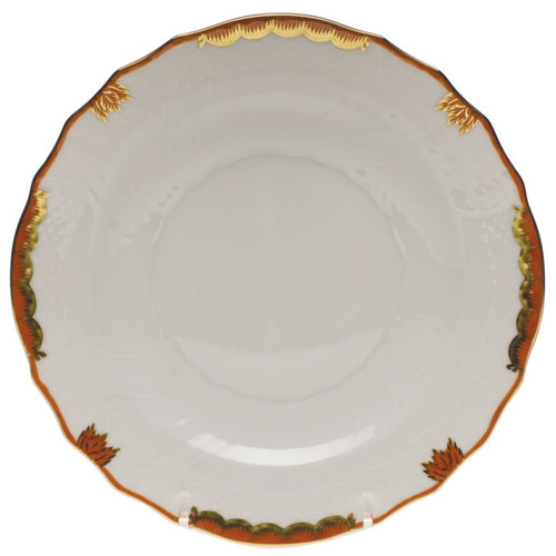 Herend Princess Victoria Rust Salad Plate 7.5 inch D