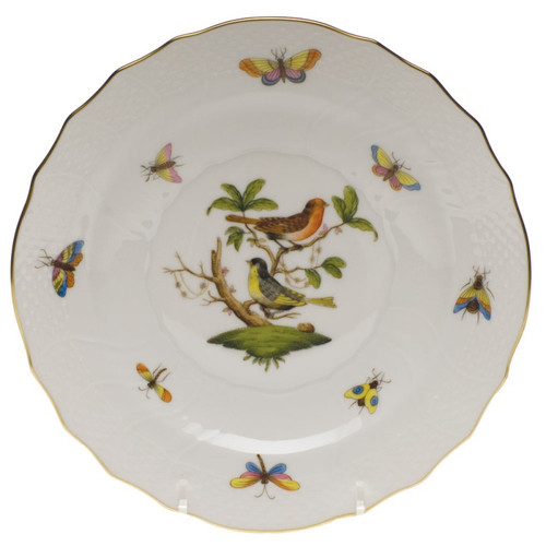 Herend Rothschild Bird Salad Plate - Motif 03 7.5 inch D