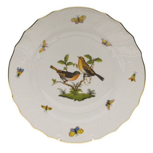 Herend Rothschild Bird Dinner Plate - Motif 09 10.5 inch D