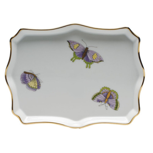 Herend Royal Garden Small Tray 7.5 inch L X 5.5 inch W