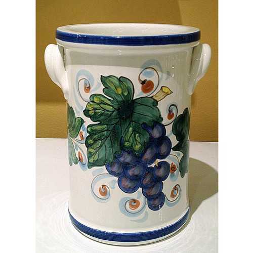 Intrada Italy Wine Cooler Grapes 8" H x 4 1 2" W