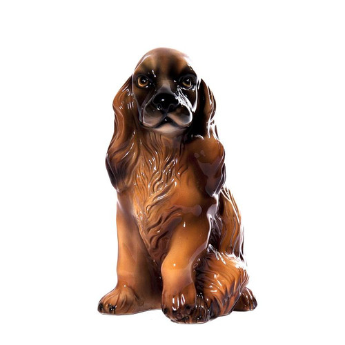 Intrada Italy Small Brown Cocker Spaniel Dog Statue