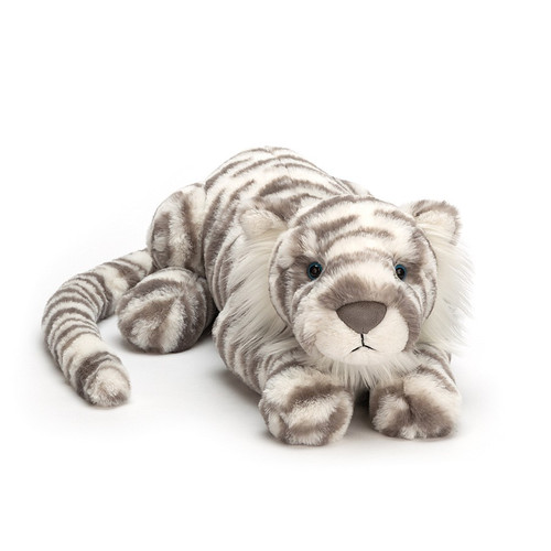 Jellycat Sacha Snow Tiger Really Big Stuffed Toy