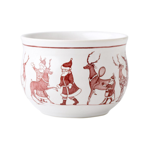 Juliska Country Estate Reindeer Games Ruby Comfort Bowl